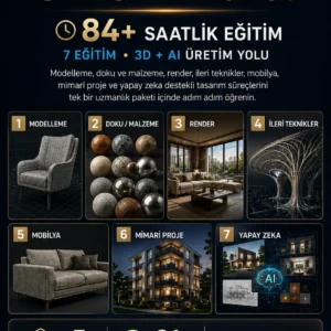 3ds Max Uzmanlık Eğitimi Paketi