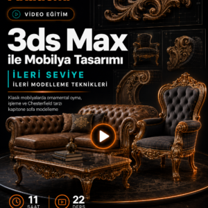 3ds Max ile Mobilya